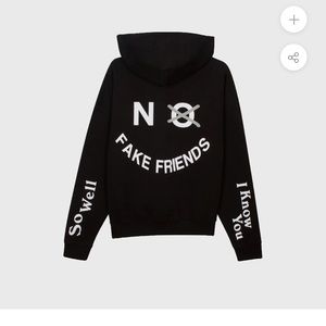 HALF SHADOW NO FAKE FRIENDS HOODIE